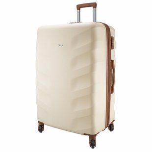 Чемодан Semi Line 24" (M) Бежевий (T5709-2) розширюваний на 15% 4 колеса кодовий замок ABS-пластик 66 л для подорожей легкий DAS302916 фото