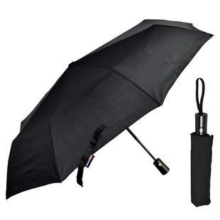 Зонт Semi Line Black (L2051-0) з автоматичним механізмом легкий і компактний 96 см скловолокно чорний унісекс DAS302218 фото