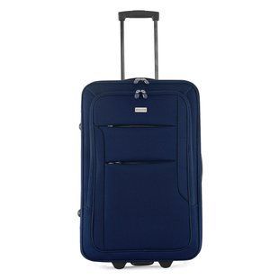 Чемодан Semi Line 24" (M) Синій (T5677-2) для авіаперельотів об'єм 50 л вага 2.6 кг матеріал Polyester 600D тип валіза DAS303567 фото