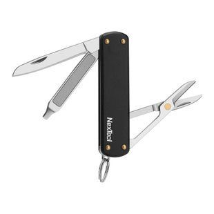Мультитул NexTool Mini Pocket Knife чорний кишеньковий 5 функцій вага 28.5 г довжина 64.5 мм матеріал сталь 420J2 NE0141 фото