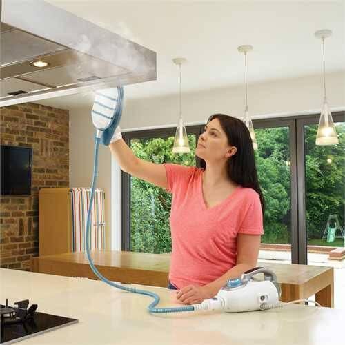 Щітка парова та пароочищувач BLACK+DECKER FSMH13101SM потужність 1300 Вт резервуар 500 мл багатофункціональна система 11-в-1 FSMH13101SM фото