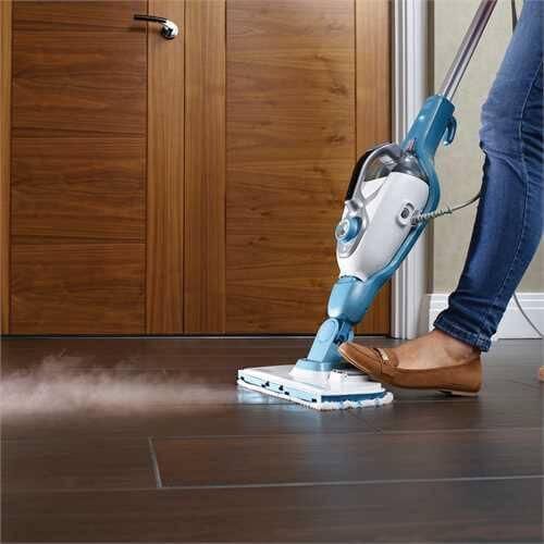 Щітка парова та пароочищувач BLACK+DECKER FSMH13101SM потужність 1300 Вт резервуар 500 мл багатофункціональна система 11-в-1 FSMH13101SM фото