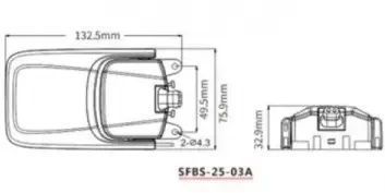 Вимикач помпи для 12 В до 25 А АВС пластик SFBS-25-03A електричний насос SFBS-25-03A фото