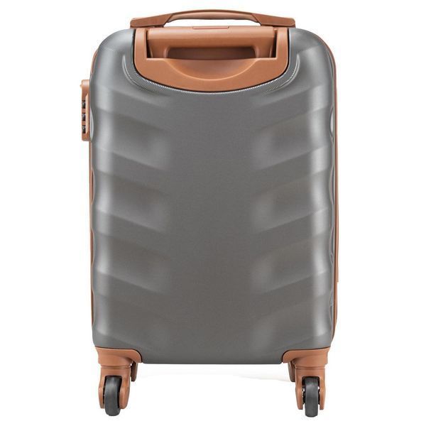 Чемодан Semi Line 20" (S) Графіт (T5707-1) з розширювальним клапаном кодовим замком 44 л 4 колеса ABS-пластик компакта 2.7 кг DAS302909 фото