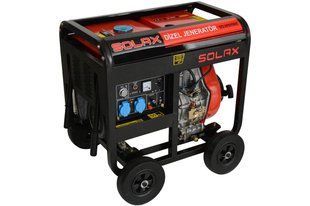 Дизельний генератор SOLAX SDJ8500ME номінальна потужність 5.2 кВт максимальна потужність 5.7 кВт вага 130 кг 4-тактний двигун SDJ8500ME фото