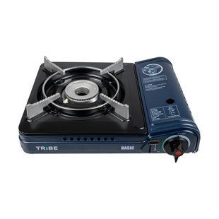 Газова плита Tribe Basic T-HD-0002 blue ширина 60 см с газовой духовкой 4 конфорки механическое управление T-HD-0002-blue фото