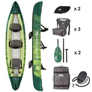 Каноє Recreational для 3 осіб 12&rsquo;2&Prime;/370 см 2+1 камери RI-370 вантажність 230 кг вага 18.3 кг RI-370 фото