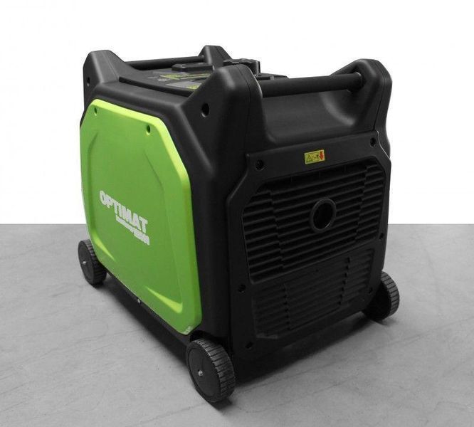 Інверторний генератор Optimat Smart Energy IE8500 7 кВт 4-тактний бензиновий двигун 407 см&sup3; 18.5 л паливний бак портативний IE8500 фото