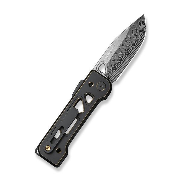Ніж складаний Weknife Tyro WE24001-DS1 вага 108.8 г довжина 171.3 мм матеріал руків'я титановий сплав 6AL4V тип заточування прями WE24001-DS1 фото