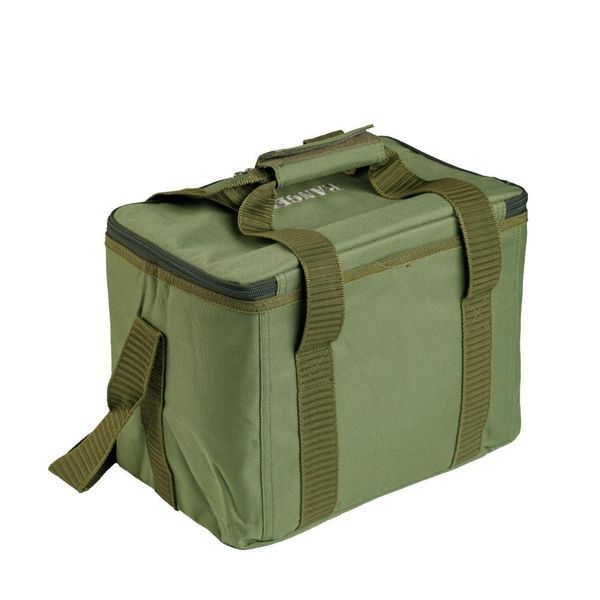 Термосумка Ranger HB5-L RA 9906 для пікніка містка 30 л ізотермічна нейлонова зелена з кишенею нова RA9906 фото