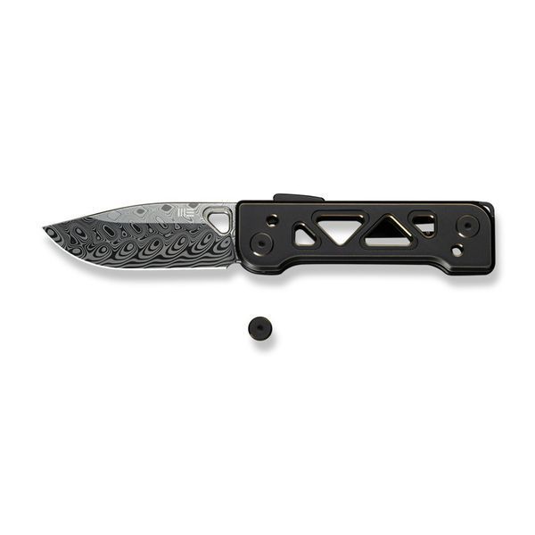 Ніж складаний Weknife Tyro WE24001-DS1 вага 108.8 г довжина 171.3 мм матеріал руків'я титановий сплав 6AL4V тип заточування прями WE24001-DS1 фото