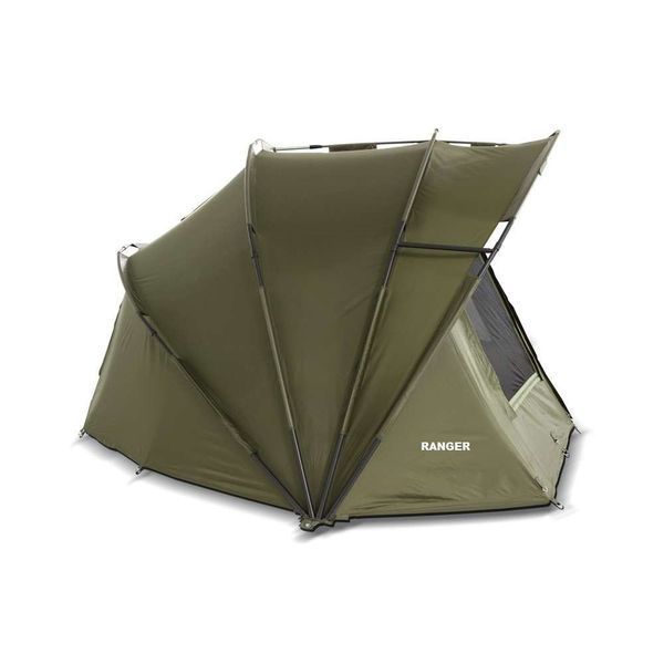 Намет Ranger EXP 3-людний Bivvy RA 6608 3-місний водонепроникний оливково-зелений легкий 175x400x330 см 18 кг 3 спальних місця RA6608 фото
