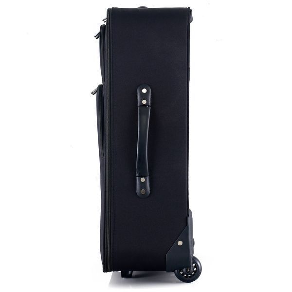 Чемодан Semi Line 24" (M) Чорний (T5679-2) об'єм 50 л вага 2.60 кг матеріал Polyester 600D 2 колеса DAS303573 фото