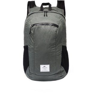 Рюкзак компактний надлегкий Naturehike Ultralight NH17A012-B 18 л сірий 30D нейлон 200 г ергономічна конструкція 6927595718667 фото