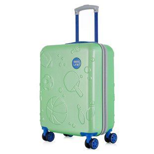 Валіза дитяча Semi Line 20" (S) Green/Blue (T5890-2). Об'єм 34 л вага 2.5 кг 4 колеса ручна поклажа для дітей DAS303365 фото