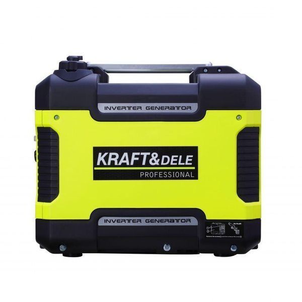 Інверторний генератор Kraft&Dele KD133 (1.9 кВт) з низьким рівнем шуму економним витратом пального та тривалою роботою KD133 фото