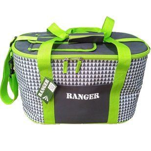 Термосумка Ranger HB7-25Л RA 9914 для пікніка з ізотермічним відділом 25 л зелена міцний нейлон плечовий ремінь 580 гр RA9914 фото