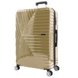 Чемодан Semi Line 28" (L) Gold (T5763-3) для подорожей об'єм 114 л полікарбонат 4 колеса кодовий замок золотистий металік DAS302946 фото
