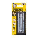 Полотно пиля для деревини DeWALT DT2219 біметалеві загальна довжина 100 мм відстань між зубами 2.5 мм тип резания прямой DT2219 фото