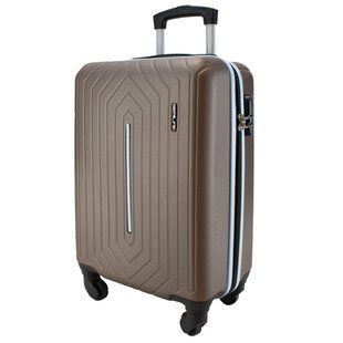 Чемодан Semi Line 20" (S) Коричневий (T5688-1) з кодовим замком 4 колеса ABS-пластик ручна кладь об'єм 42 л вага 2.6 кг DAS302900 фото
