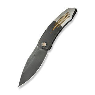 Ніж складаний Weknife Sine Wave WE23069B-3 вага 140.7 г довжина 224.5 мм матеріал руків'я титановий клинок B&ouml;hler M390 WE23069B-3 фото