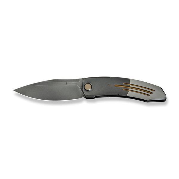 Ніж складаний Weknife Sine Wave WE23069B-3 вага 140.7 г довжина 224.5 мм матеріал руків'я титановий клинок B&ouml;hler M390 WE23069B-3 фото