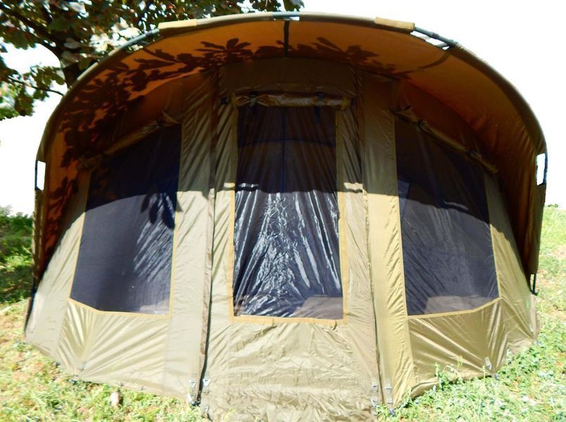 Намет Ranger EXP 2-місний Bivvy RA 6609 двоспальний оливково-зелений водонепроникний 8000 мм алюмінієвий каркас 155х300х270 см RA6609 фото