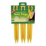 Кілочки Coghlans ABS Tent Pegs 30.5 см Жовті (200636ALP) для наметів 6 штук жовті пластик CHL.9312 фото