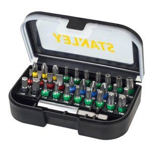 Набір біт STANLEY STA60490 тип шліца Pozidriv Philips Torx довжина 60 мм кількість 31 шт. для викруток 1/4" STA60490 фото