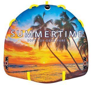 Буксируемий атракціон для 2 райдерів ПВХ 152х142 см 154 кг WOW Summertime 2Р Towable 19-1020 новий м'який верх 19-1020 фото