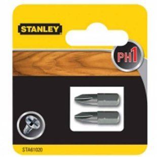 Набір біт STANLEY STA61020 тип шліца Philips довжина 25 мм кількість 2 шт тип біти одностороння STA61020 фото