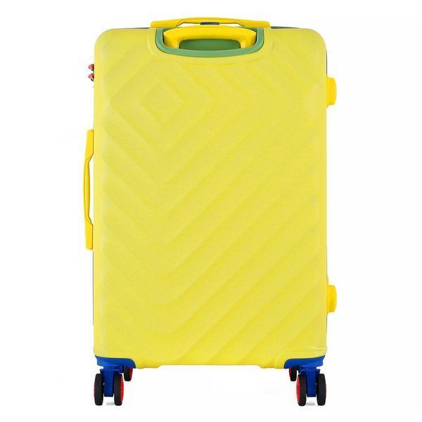Чемодан Semi Line 24" (M) Жовтий (T5801-2) з кодовим замком та 4 обертовими колесами для подорожей об'єм 69 л вага 3.5 кг DAS303184 фото