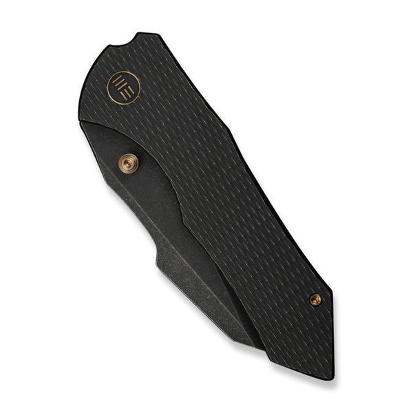 Ніж складаний Weknife High-Fin XL WE24010-1 титанова рукоятка сталь CPM 20CV 58-60 HRC 207 мм чорний руків'я WE24010-1 фото