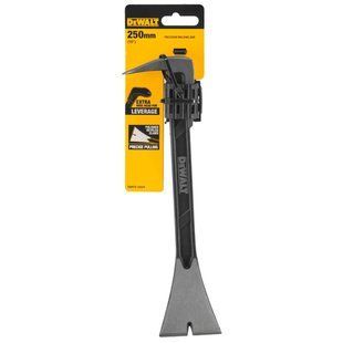 Цвяходер з з пружинної сталі L = 25 см DeWALT DWHT0-55529 тип гвоздодер кована конструкція прогумована рукоятка DWHT0-55529 фото