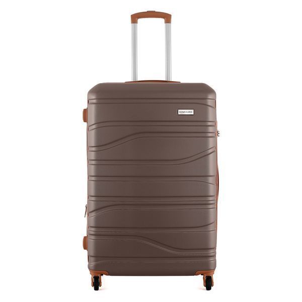Чемодан Semi Line 28" (L) Графіт/Коричневий (T5689-3) з кодовим замком 4 колеса об'єм 101 л вага 4 кг матеріал ABS DAS303580 фото