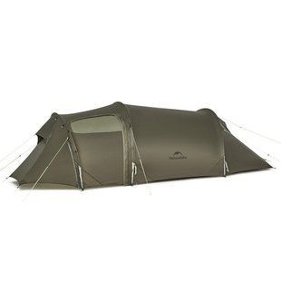Намет тримісний Naturehike Opalus UL CNK2450WS036 темно-зелений 4 сезони вага 2.42 кг 3 спальних місця двошарова конструкція 6927595795910 фото