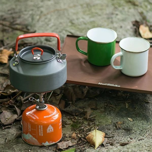 Чайник Naturehike NH17C020-H 1.45 л алюміній туристичний вага 220 г об'єм 1.45 л компактний дизайн 6927595708729 фото