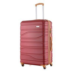 Чемодан Semi Line 28" (L) Вишня (T5716-3) з розширювальним клапаном 101 л 4 колеса ABS-пластик Новий Гігант DAS303589 фото